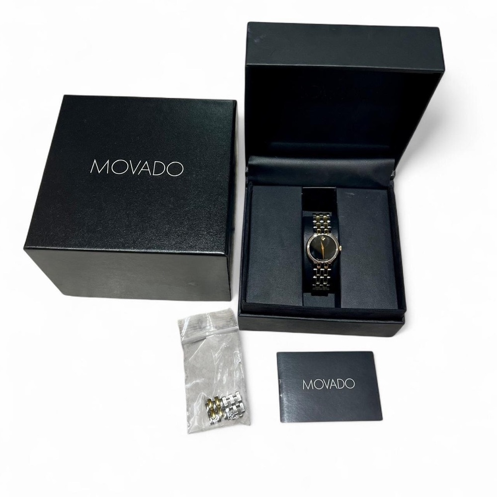 Movado Veturi Women’s 26mm Two-Tone Stainless Steel Watch w/ Box